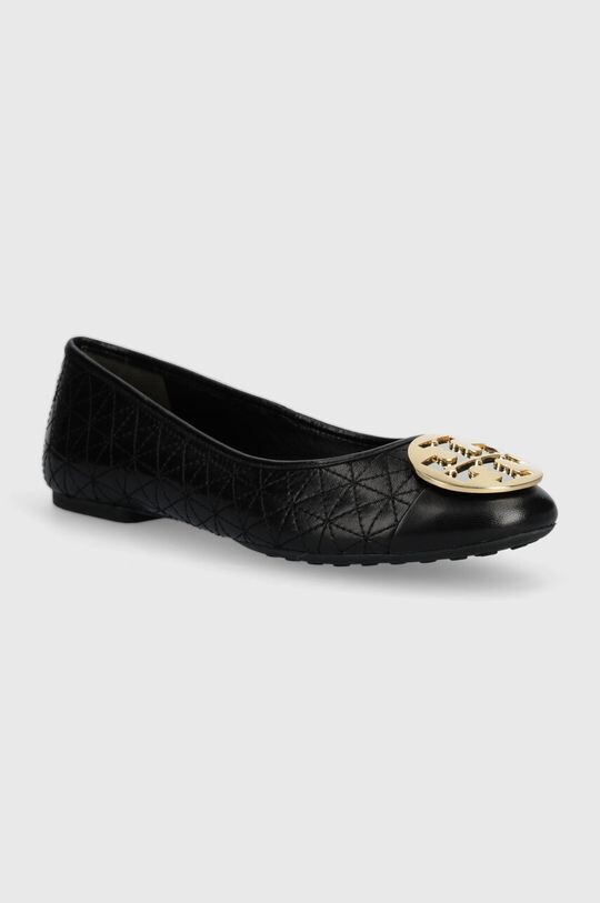 

Кожаные балетки Claire Quilted Ballet Tory Burch, черный