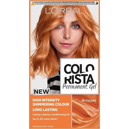 

L'Oréal Paris Colorista Перманентная гелевая краска для волос Высокоинтенсивная медная