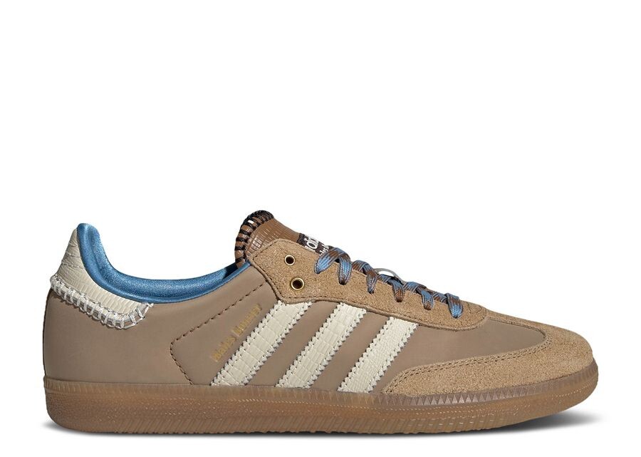 

Кроссовки adidas Wales Bonner X Samba Nylon, цвет Desert White