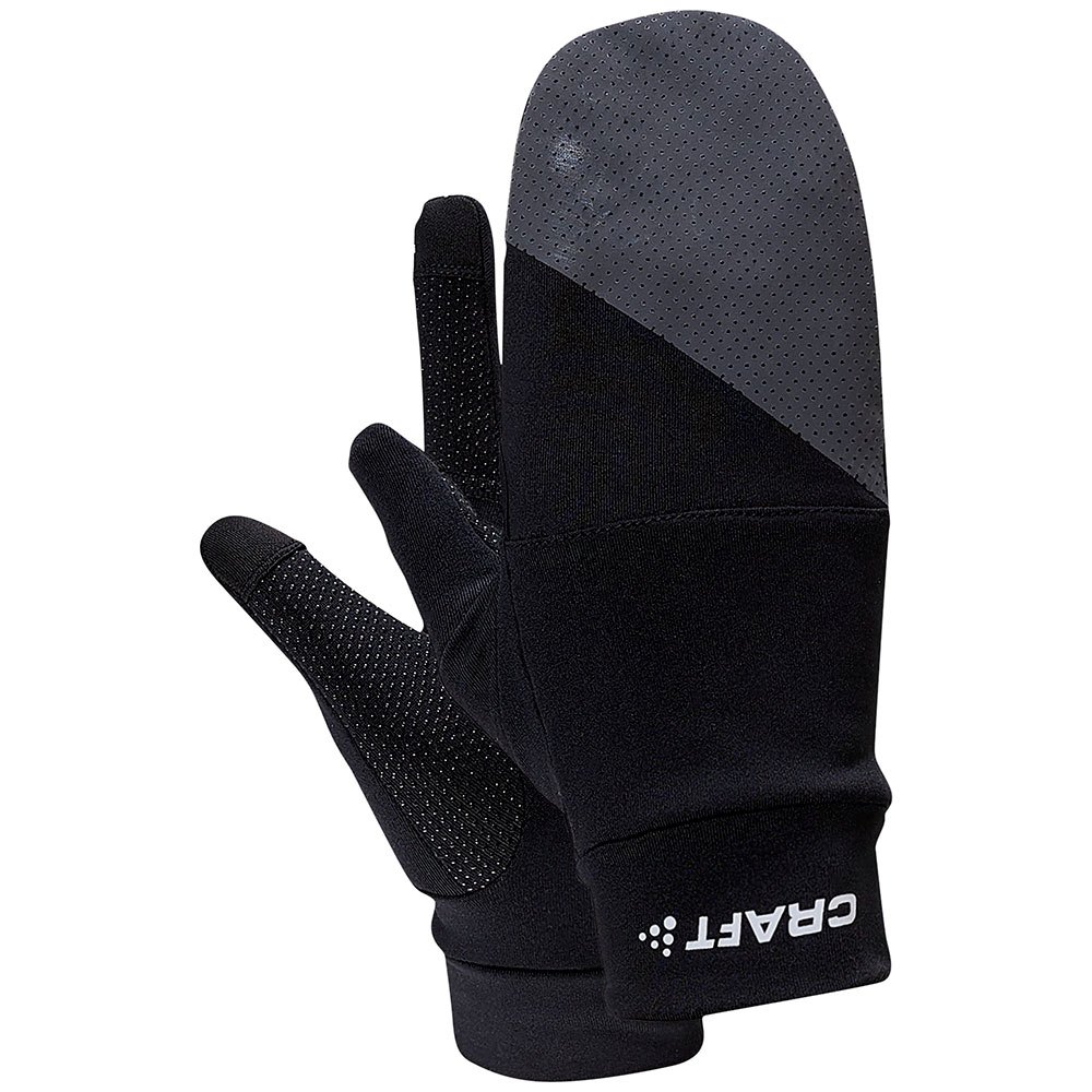 Перчатки Craft ADV Lumen Hybrid, черный скребок с варежкой