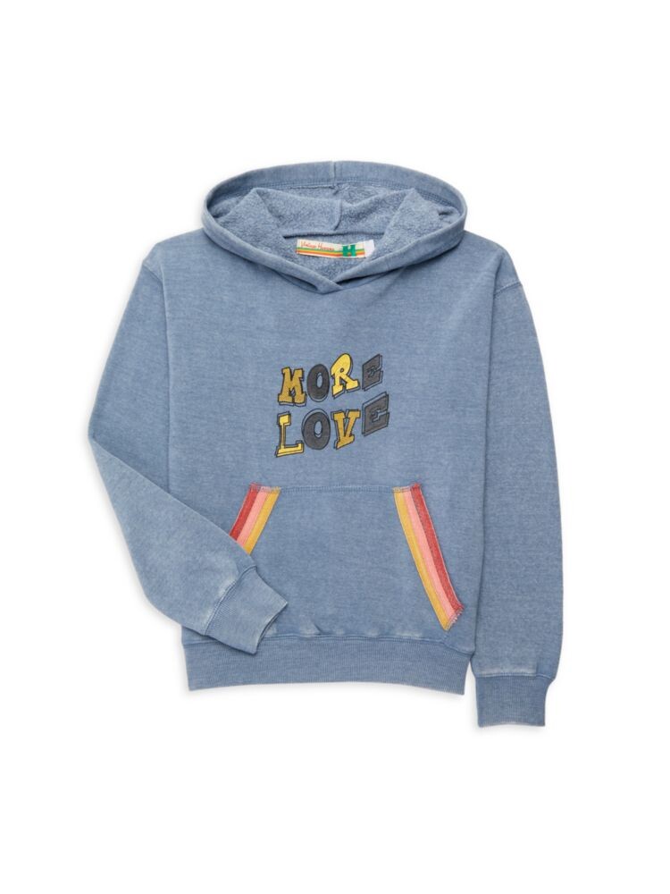 

Толстовка в полоску для девочек More Love Vintage Havana, цвет Stone Blue