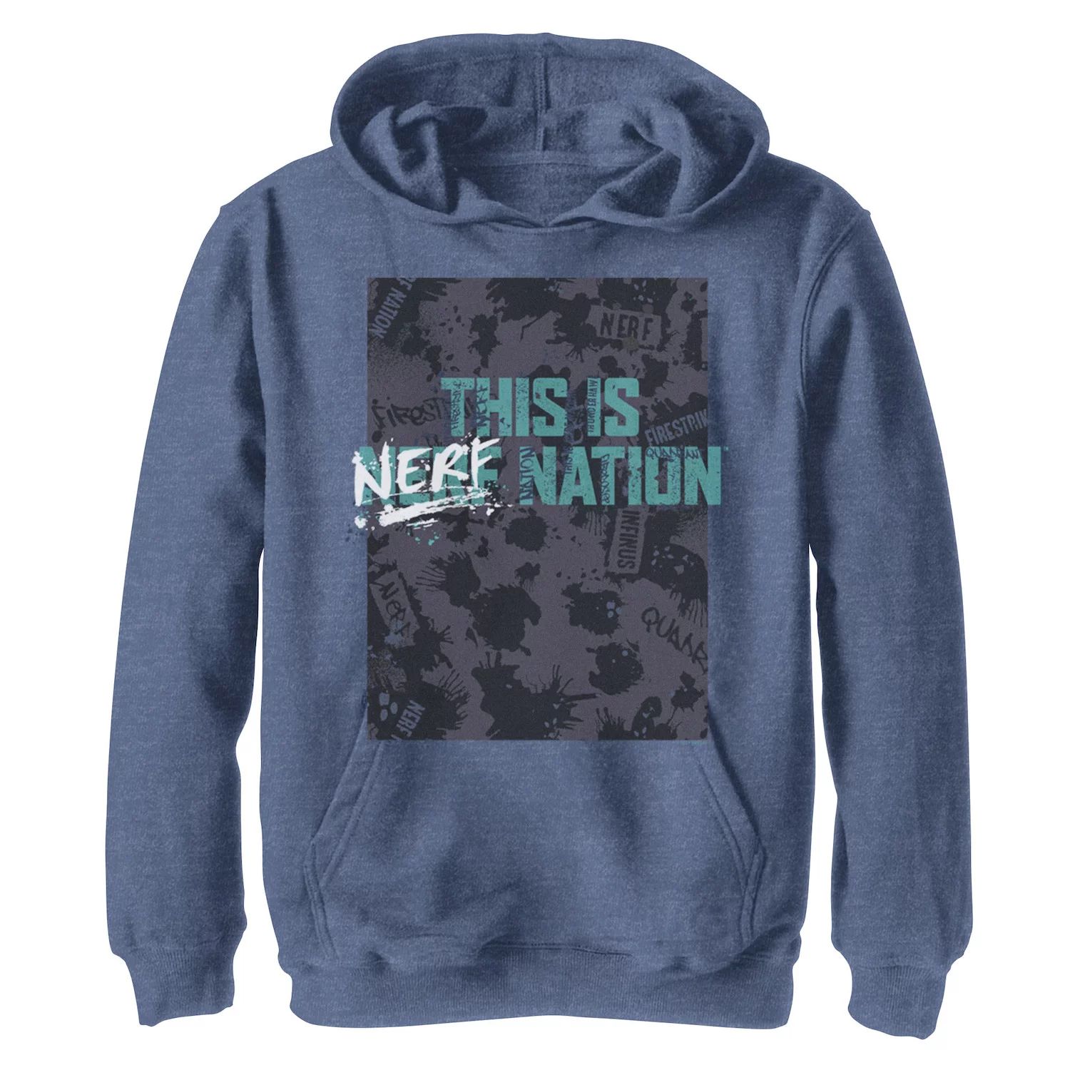 Толстовка с плакатом Nerf This Is Nerf Nation для мальчиков 8–20 лет Nerf толстовка с плакатом nerf this is nerf nation для мальчиков 8–20 лет nerf