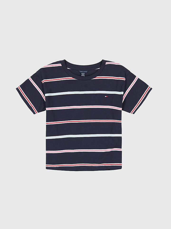 

Полосатая футболка для больших детей Tommy Hilfiger