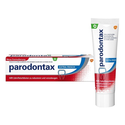 Зубная паста Parodonatx Extra Fresh 75 мл, Parodontax зубная паста с фтором 75 мл parodontax complete protection extra fresh