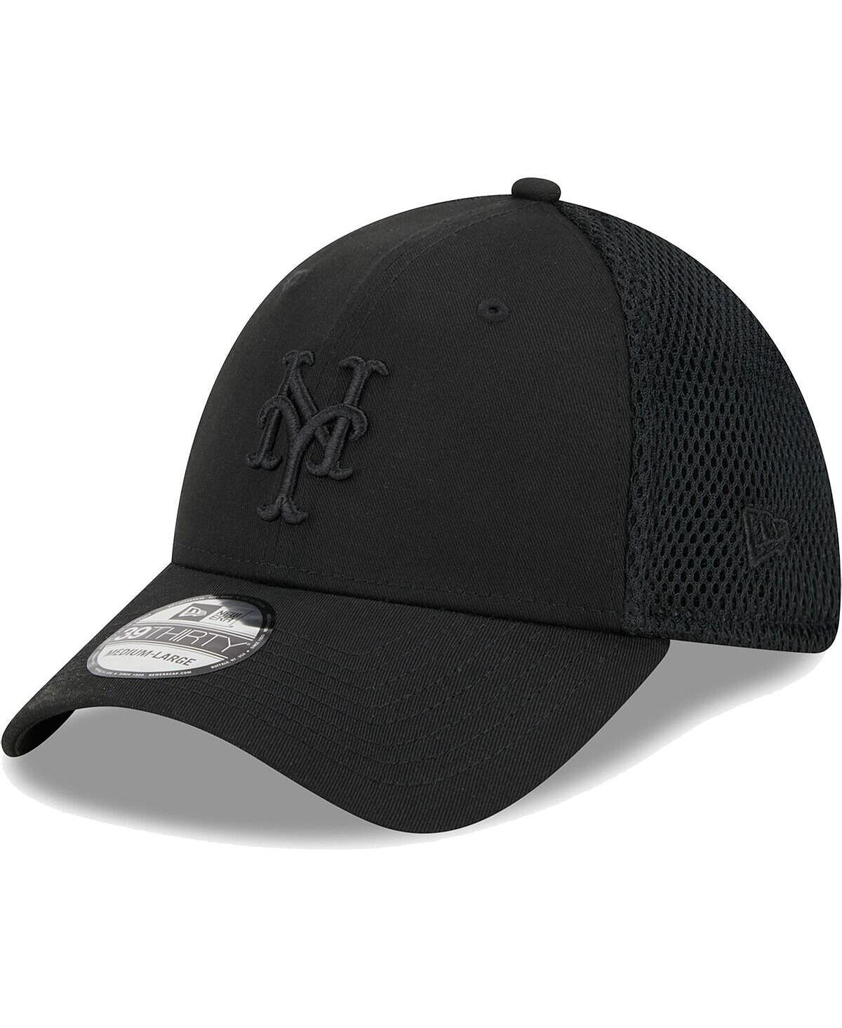 

Мужская гибкая шляпа New York Mets Black-on-Black Neo 39THIRTY New Era