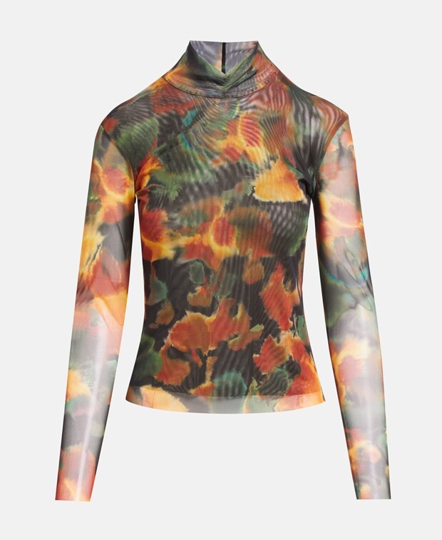 

Топ с длинными рукавами Desigual, зеленый