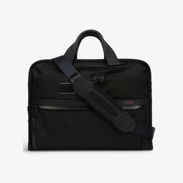 

Плетеный портфель-портфель Tumi, черный