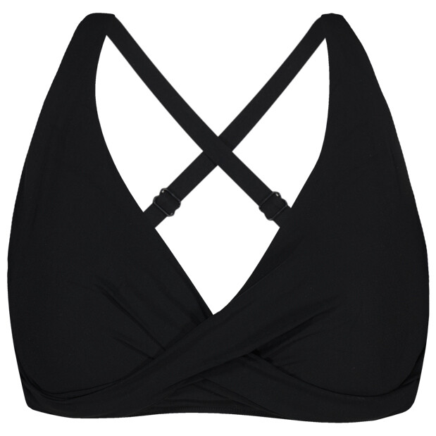 

Верх бикини Barts Women's Solid Cross Halter Full, черный