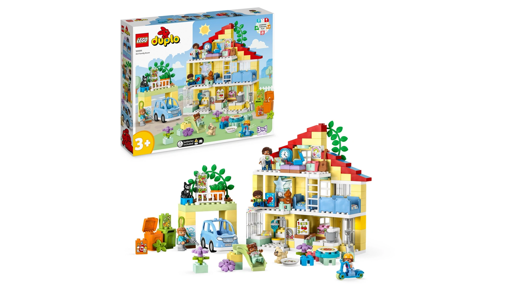 Lego DUPLO Семейный дом 3-в-1 конструктор lego duplo семейный дом на колесах 10986 31 деталь
