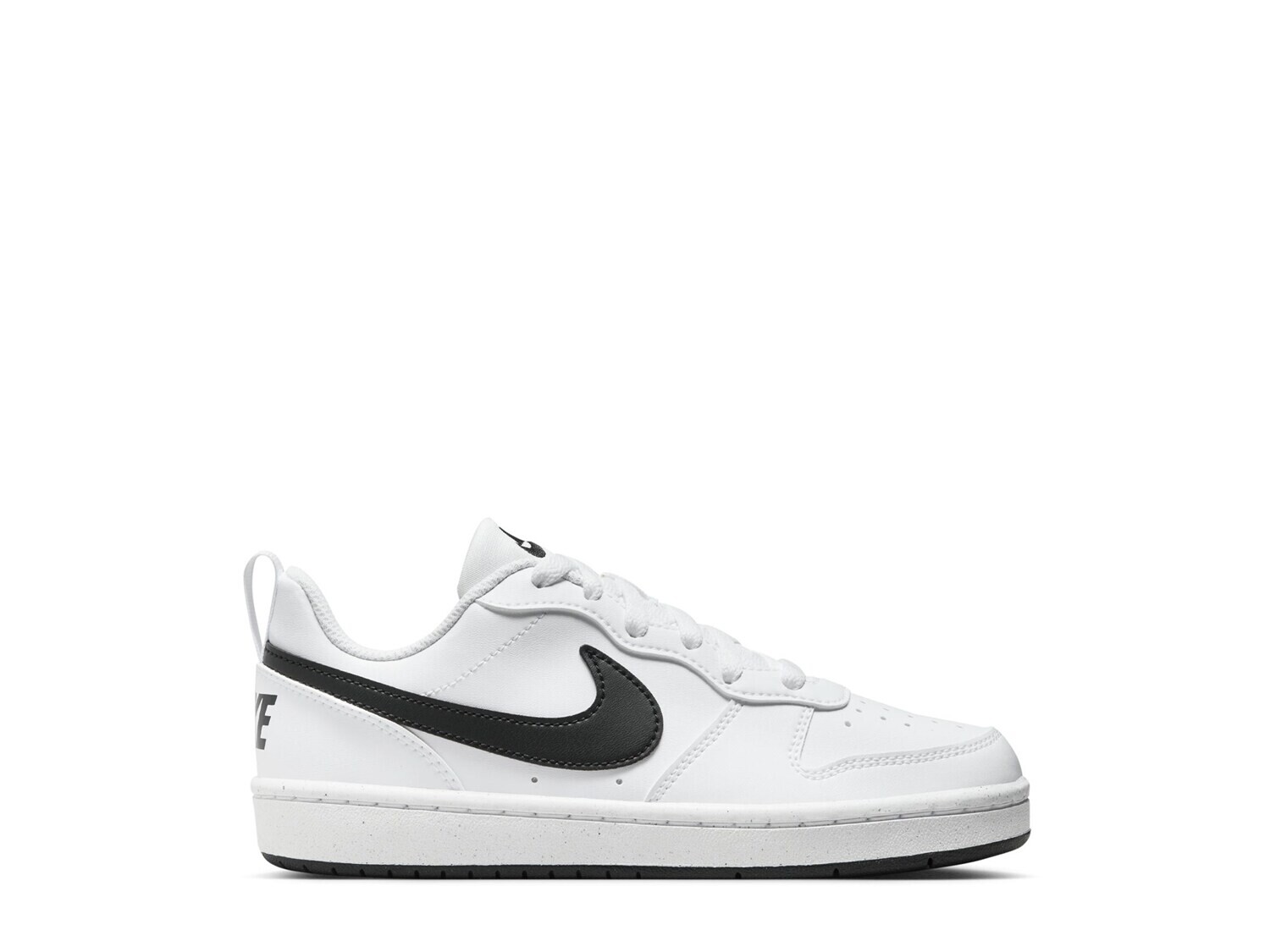 Кроссовки Nike Court Borough Low Recraft детские, белый/черный кроссовки nike court borough low recraft ps black university red красный