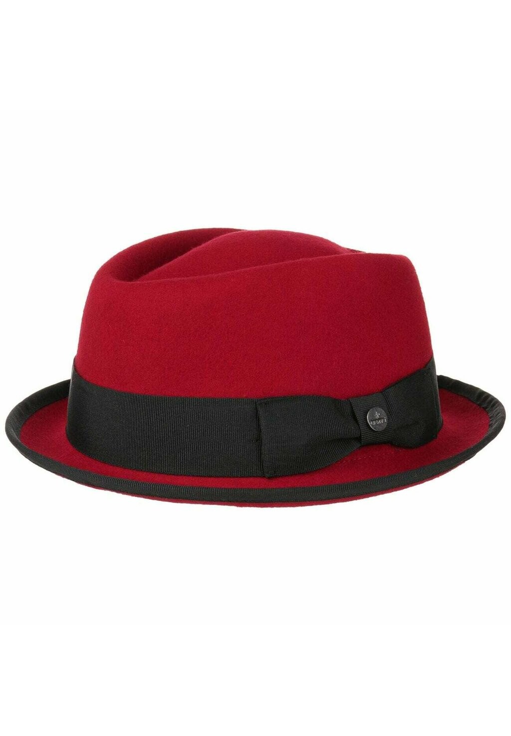 Шляпа FEDORA PORK PIE Lierys, цвет rot 3 sizes men women wool pork pie hat retro feather band fedora cap trilby sunhat classical jazz party outdoor travel street style