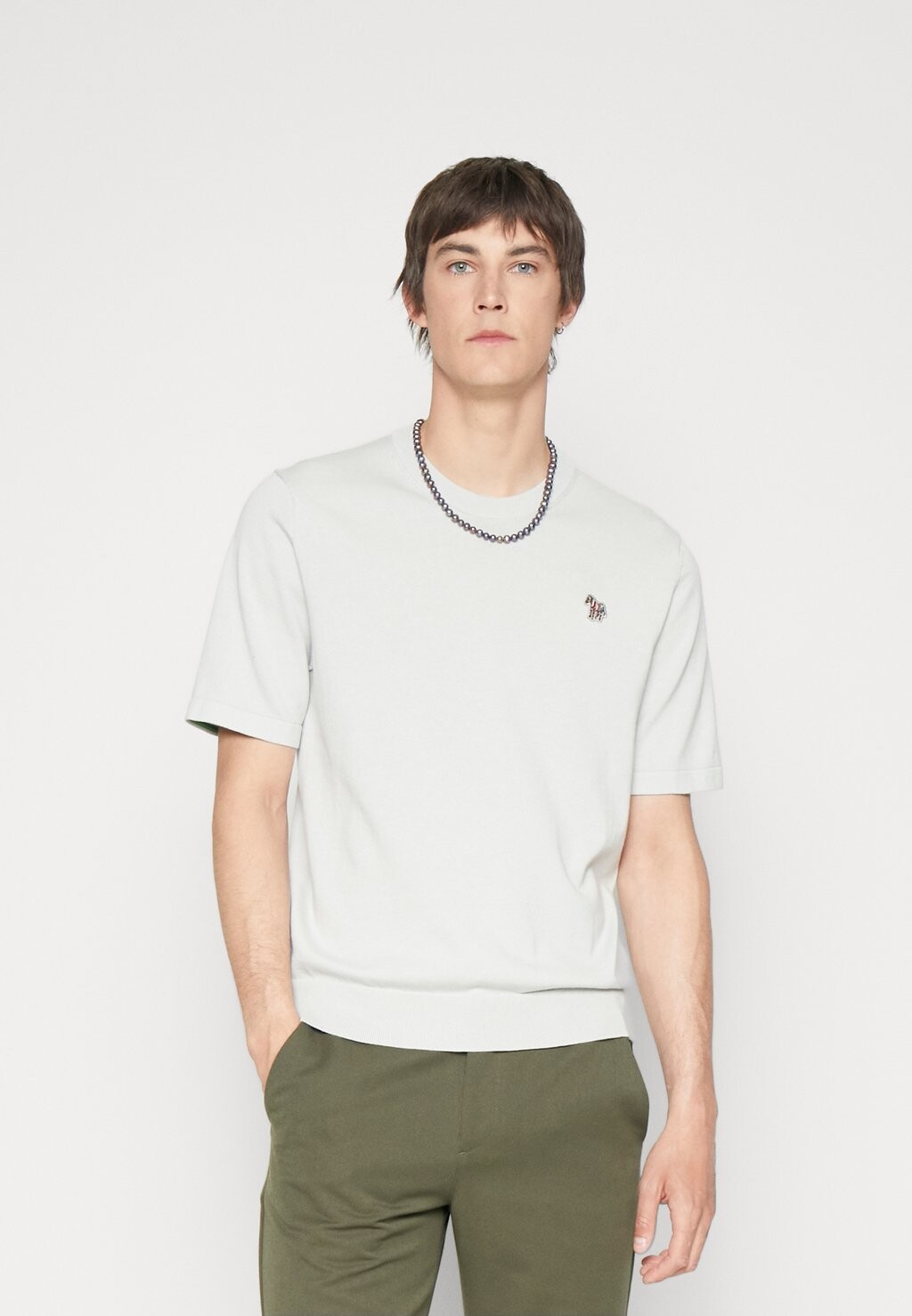 

Базовая футболка PS Paul Smith, серая, Серый