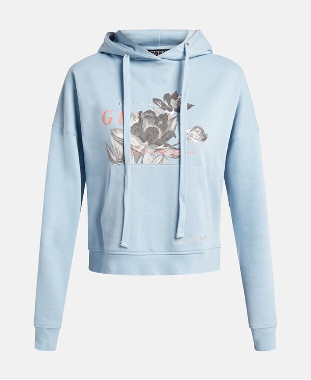

Толстовка Guess, светло-синий