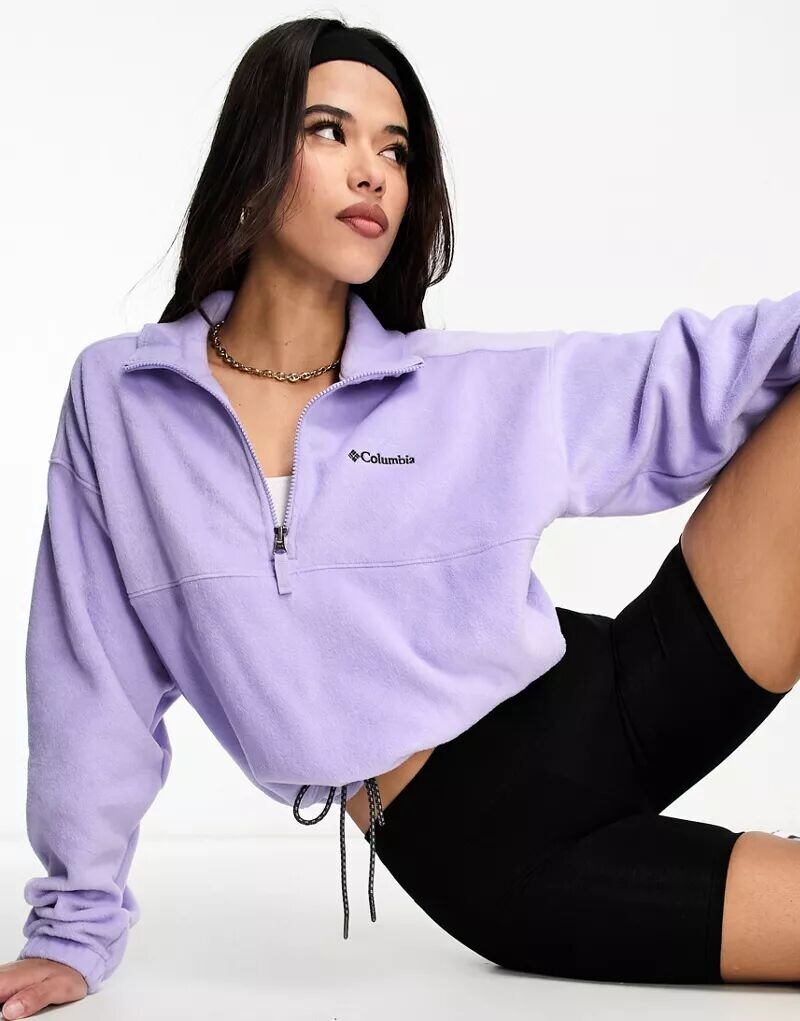 

Сиреневый флисовый флис с полумолнией Columbia Brushy Bay эксклюзивно на ASOS
