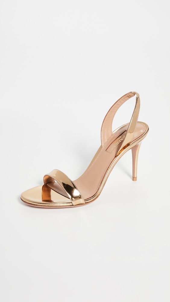 

Сандалии Aquazzura So Nude 85
