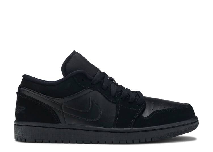 

Кроссовки AIR JORDAN 1 RETRO LOW 'TRIPLE BLACK', черный