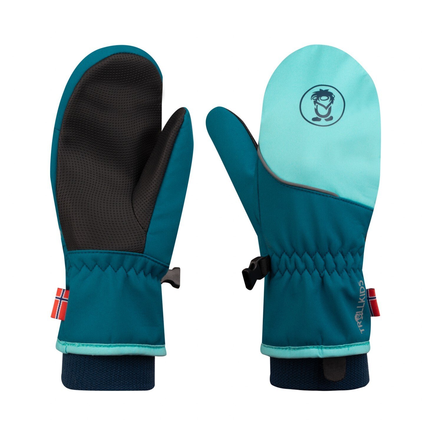 

Перчатки Trollkids Trolltunga Mitten, цвет Arctic Blue/Dark Marine