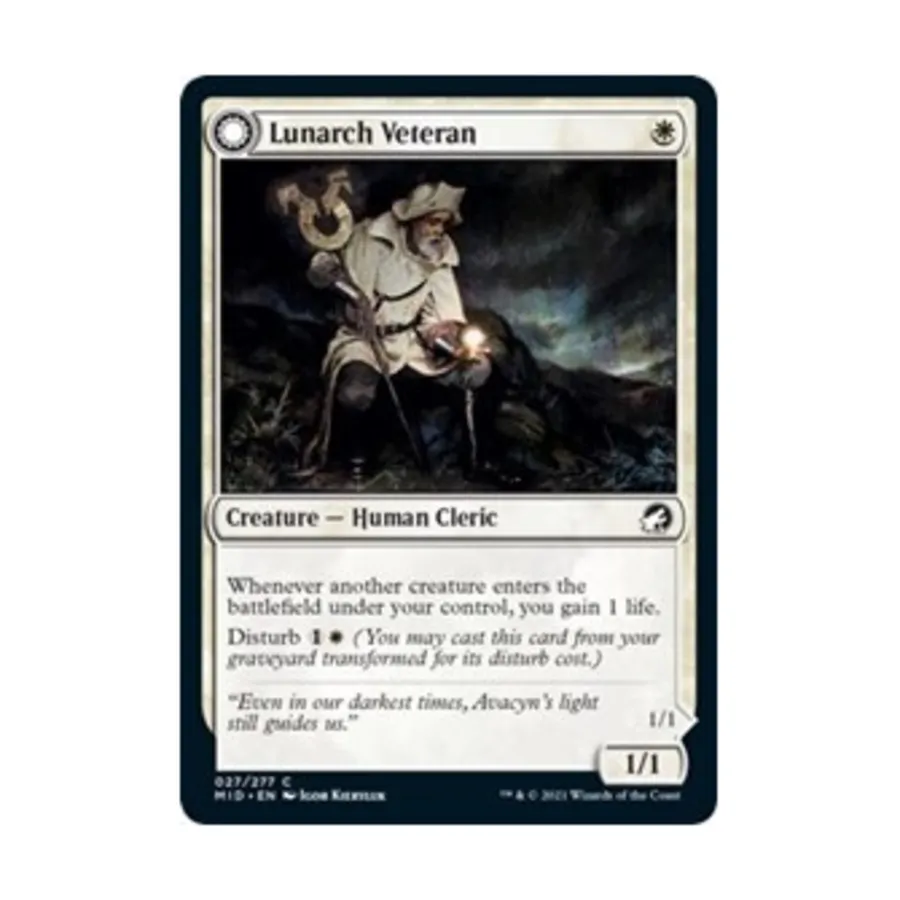

CCG Лунарх-ветеран (клавиша C), MTG - Innistrad - Midnight Hunt