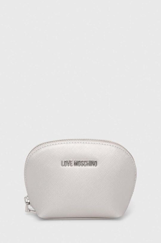 

Косметичка Love Moschino, серебро
