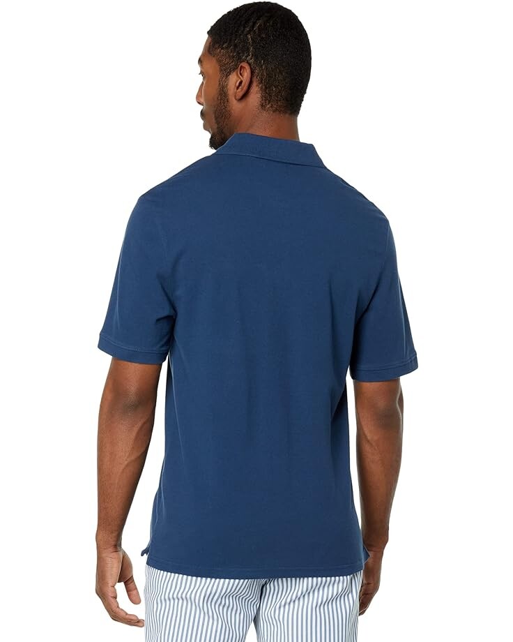 

Поло Dockers Slim Fit Rib Collar Polo, цвет Ocean Blue