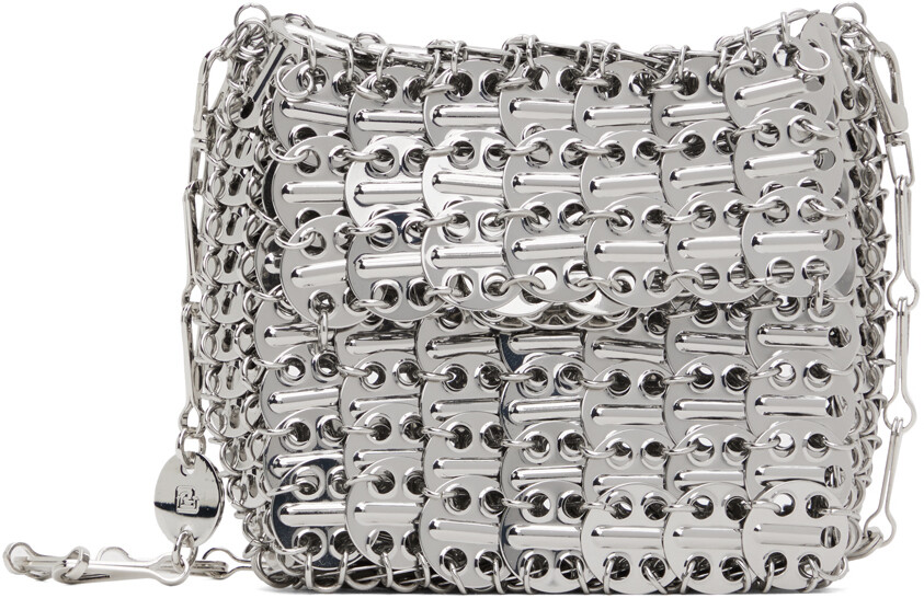 

Серебряная сумка Minaudiere 1969 года Rabanne