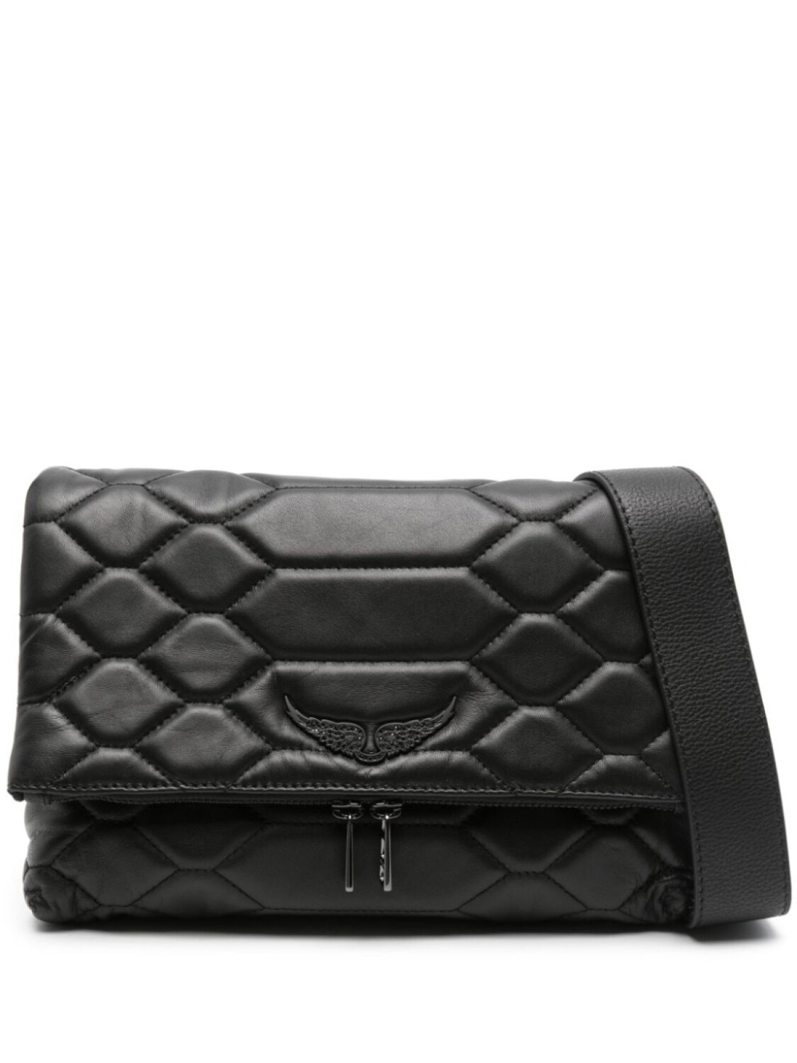 

Zadig&Voltaire стеганая сумка на плечо Rocky, черный