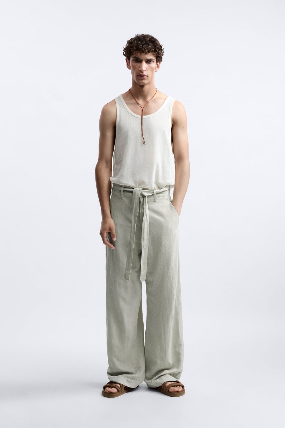 

Майка - ограниченная выпуск ZARA, экру