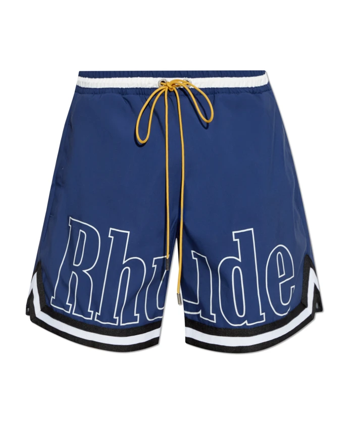 

Шорты с логотипом Rhude, синий