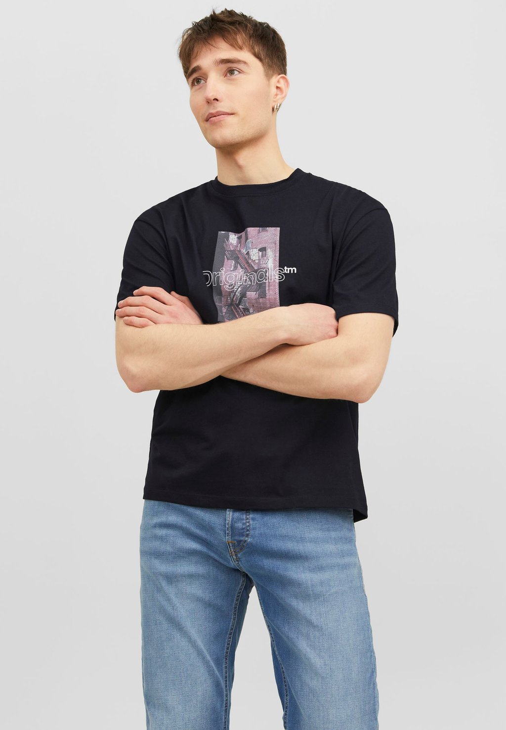 

Футболка с принтом JORVESTERBRO PHOTO TEE Jack & Jones, черный