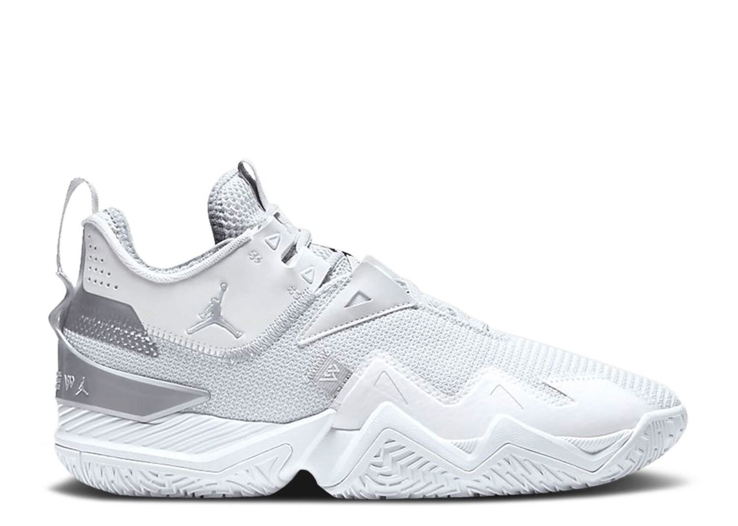 

Кроссовки Air Jordan Jordan Westbrook One Take 'White Metallic Silver', белый