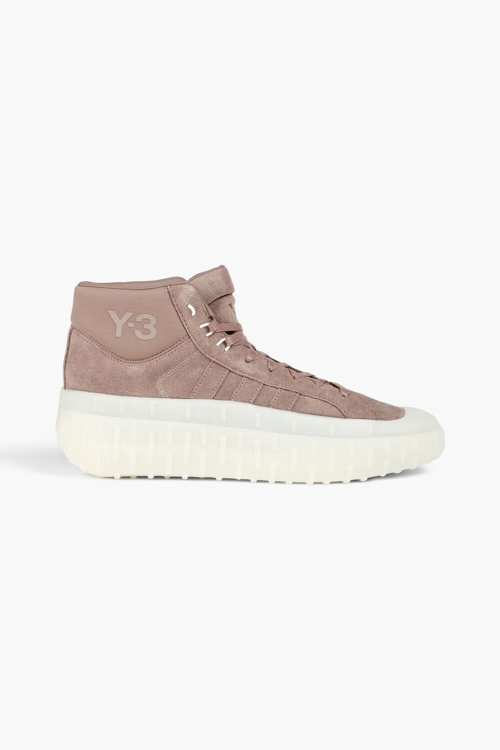 

Высокие замшевые кроссовки GR.1P Y-3, серо-коричневый