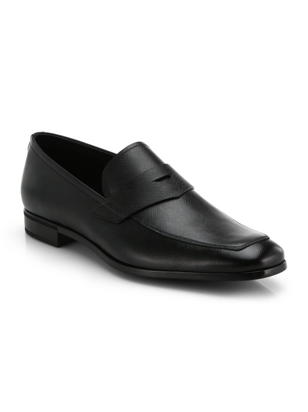 

Пенни Лоферы из сафьяновой кожи Prada, черный