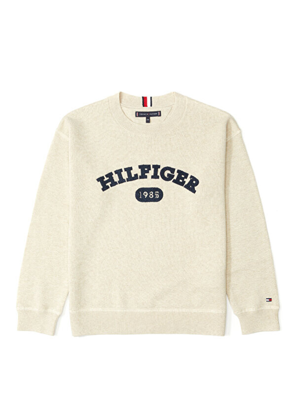 

Бежевая толстовка для мальчика terry Tommy Hilfiger