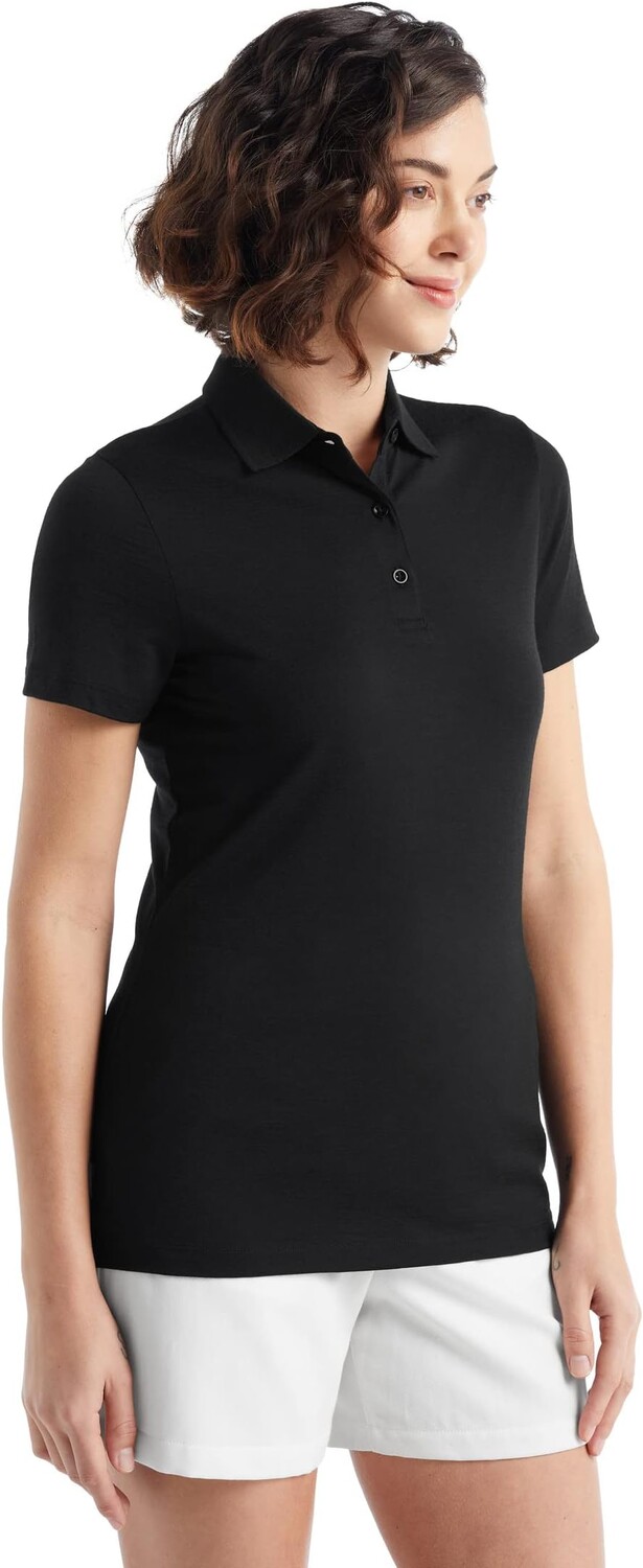 

Рубашка-поло Tech Lite II Short Sleeve Polo Icebreaker, черный