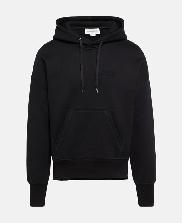 

Худи с капюшоном Alexander McQueen, черный