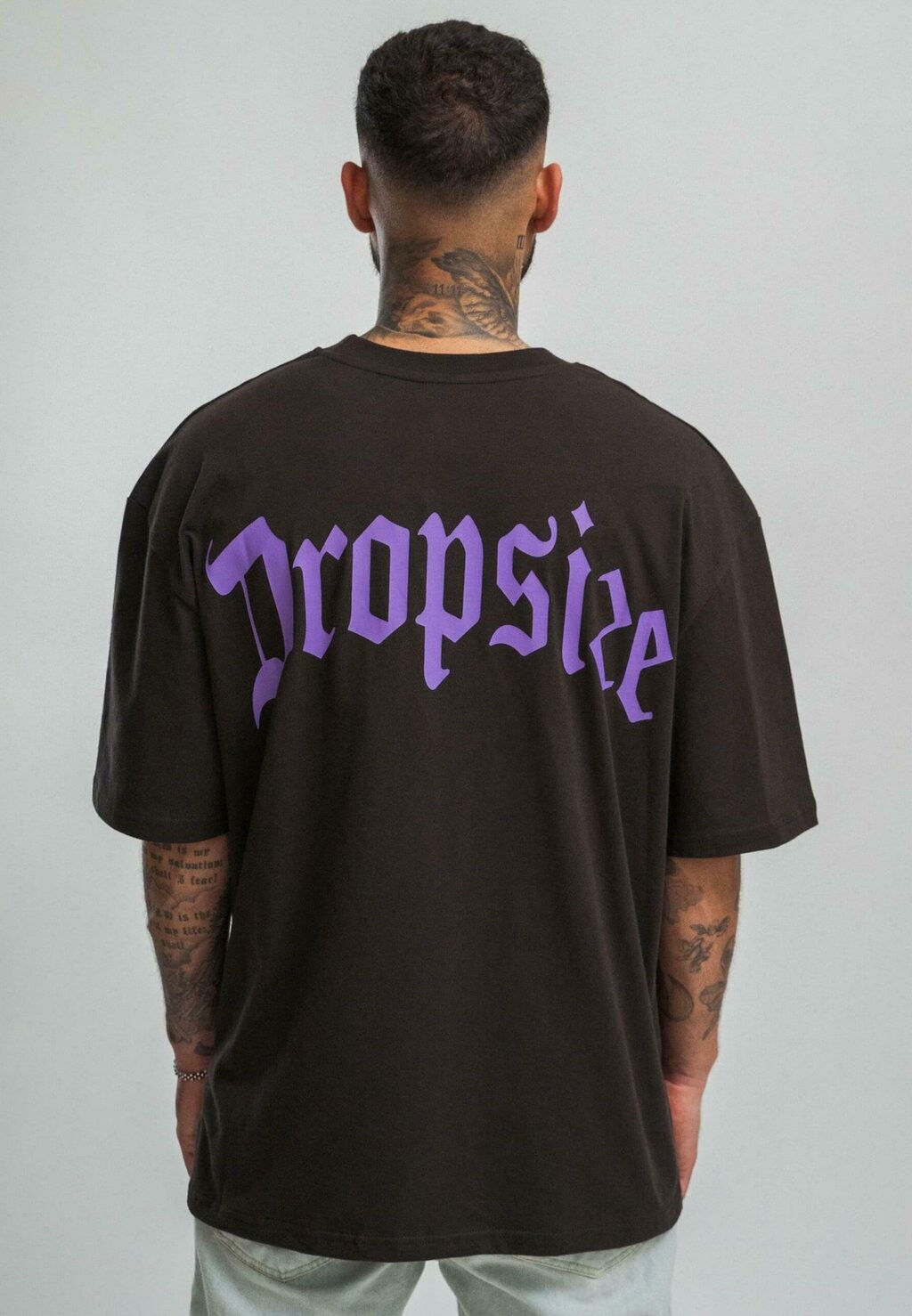 

Футболка с принтом Heavy Backprint Dropsize, цвет washedblack
