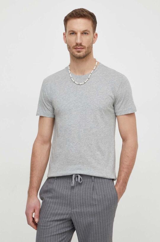 

Хлопковые футболки, 3 пары Polo Ralph Lauren, серый
