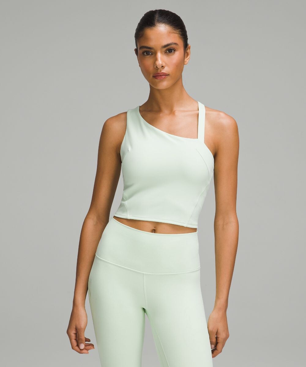

Асимметричная теннисная майка Everlux Lululemon, зеленый