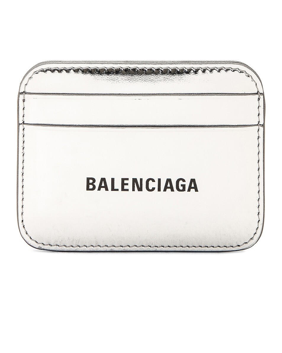 

Сумка Balenciaga Cash Card Holder, цвет Silver & Black