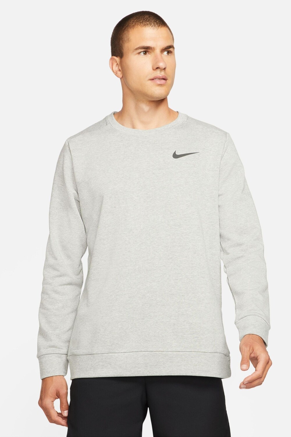

Тренировочная футболка Dri-FIT с круглым вырезом Nike, серый