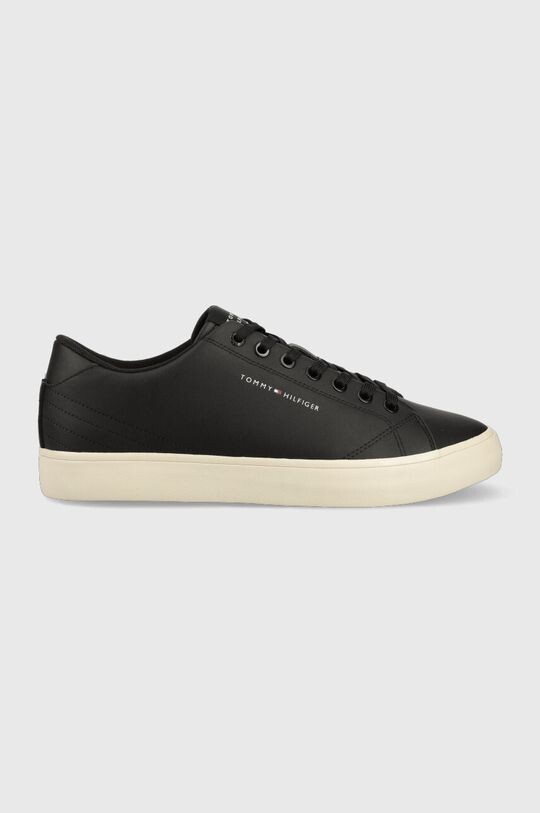 

Кожаные кроссовки TH HI VULC CORE LOW Tommy Hilfiger, черный