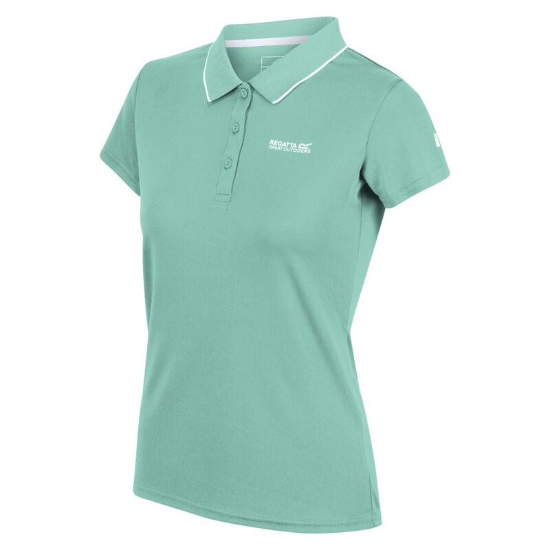 Женская прогулочная рубашка с коротким рукавом Maverik V - зеленая REGATTA, цвет gruen