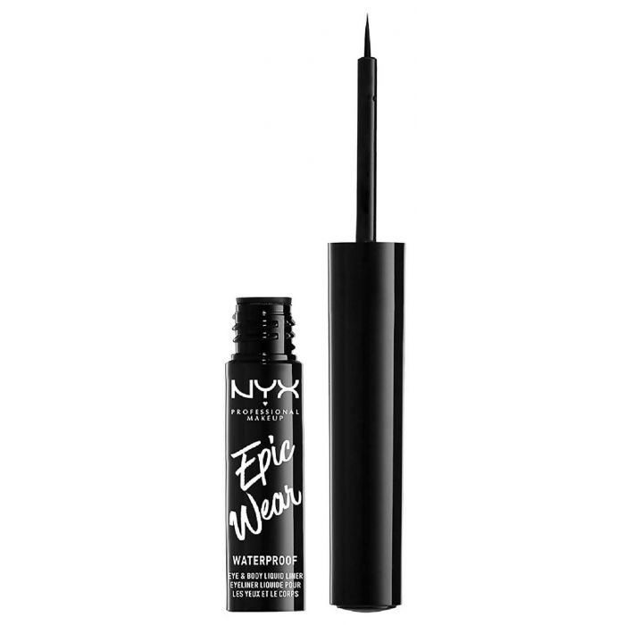 цена Подводка для глаз Epic Wear Eyeliner líquido semi permanente Nyx Professional Make Up, Black