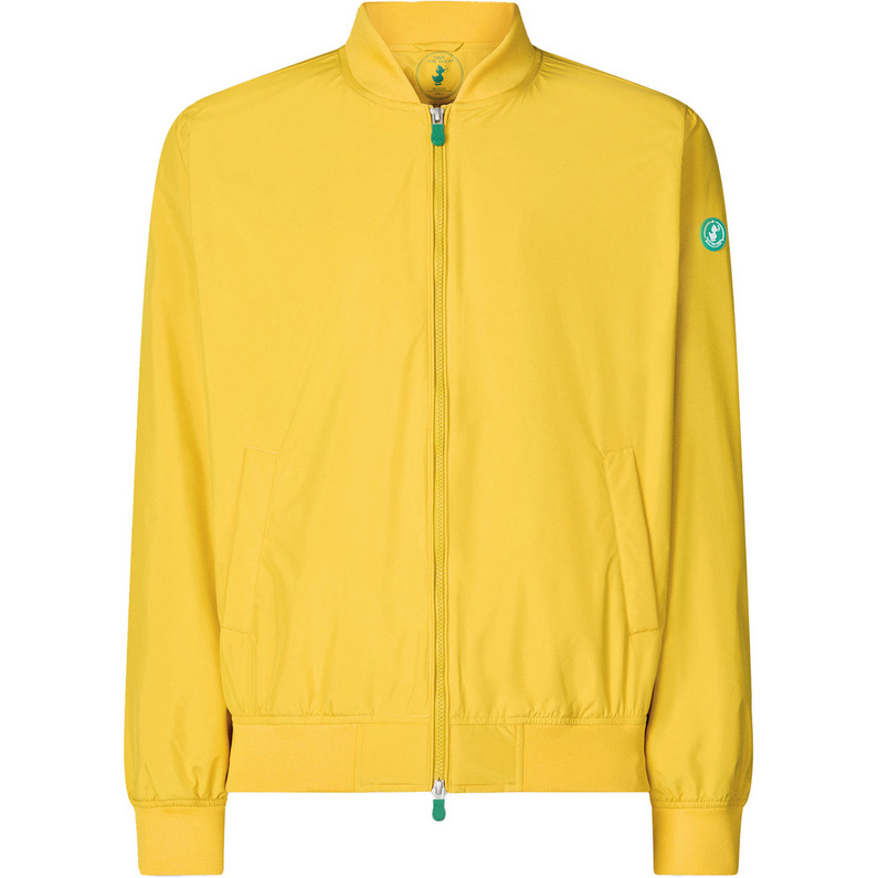 Олен Куртка Save the Duck, желтый мужская хлопковая куртка бомбер повседневная свободная бейсбольная куртка с рукавами в рубчик и вышивкой логотипа 2021