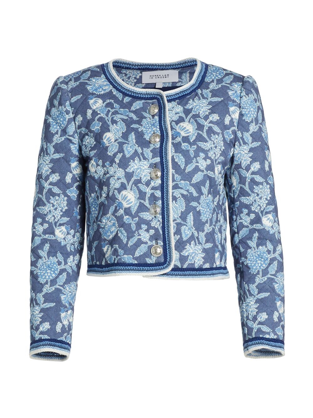 

Стеганая куртка Aster из смесового хлопка Derek Lam 10 Crosby, синий