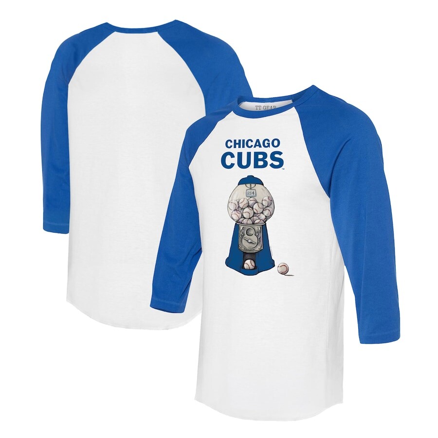 

Футболка с длинным рукавом Tiny Turnip Chicago Cubs, белый