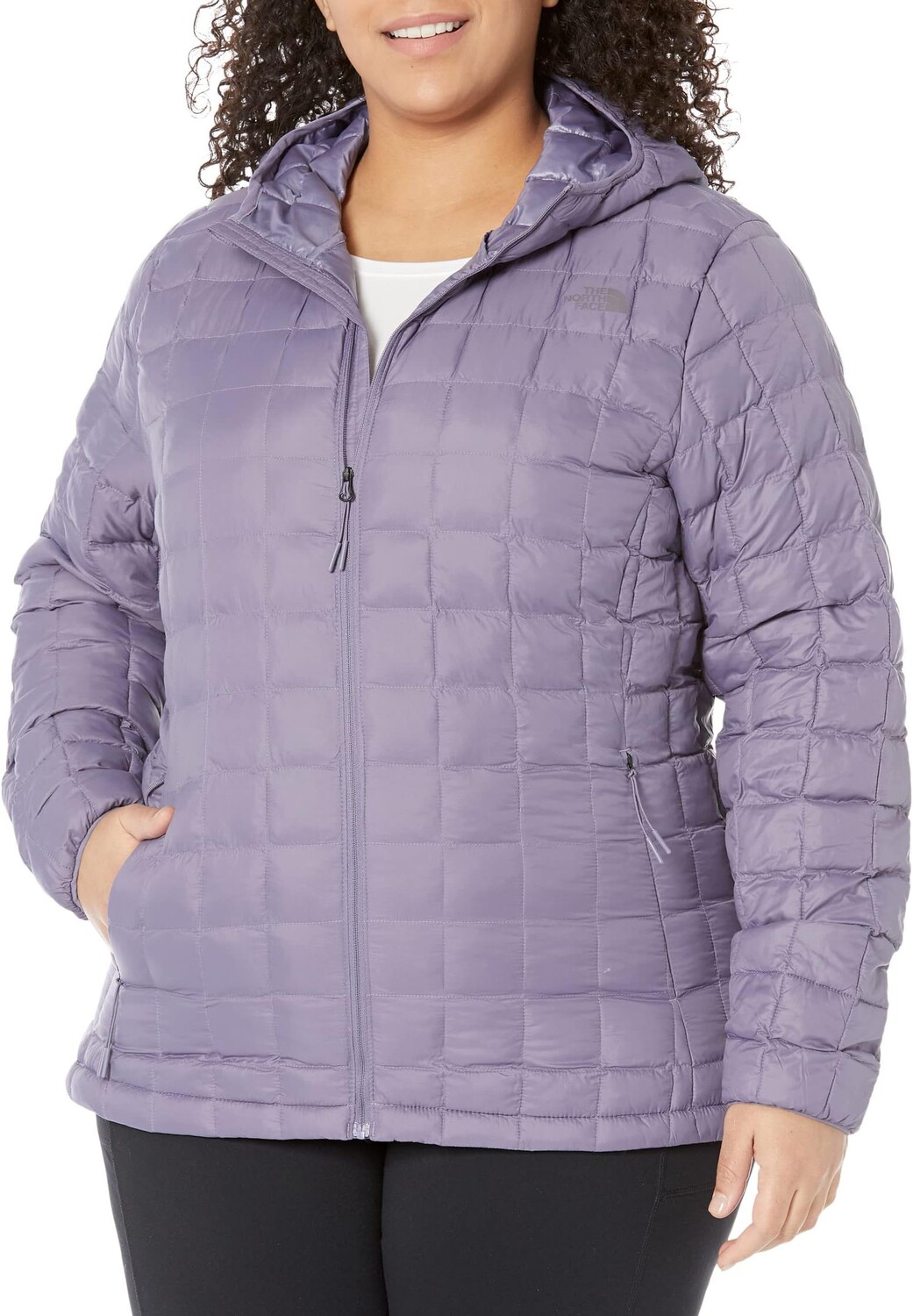 

Куртка Plus Size Thermoball Eco Hoodie 2.0 The North Face, цвет Lunar Slate