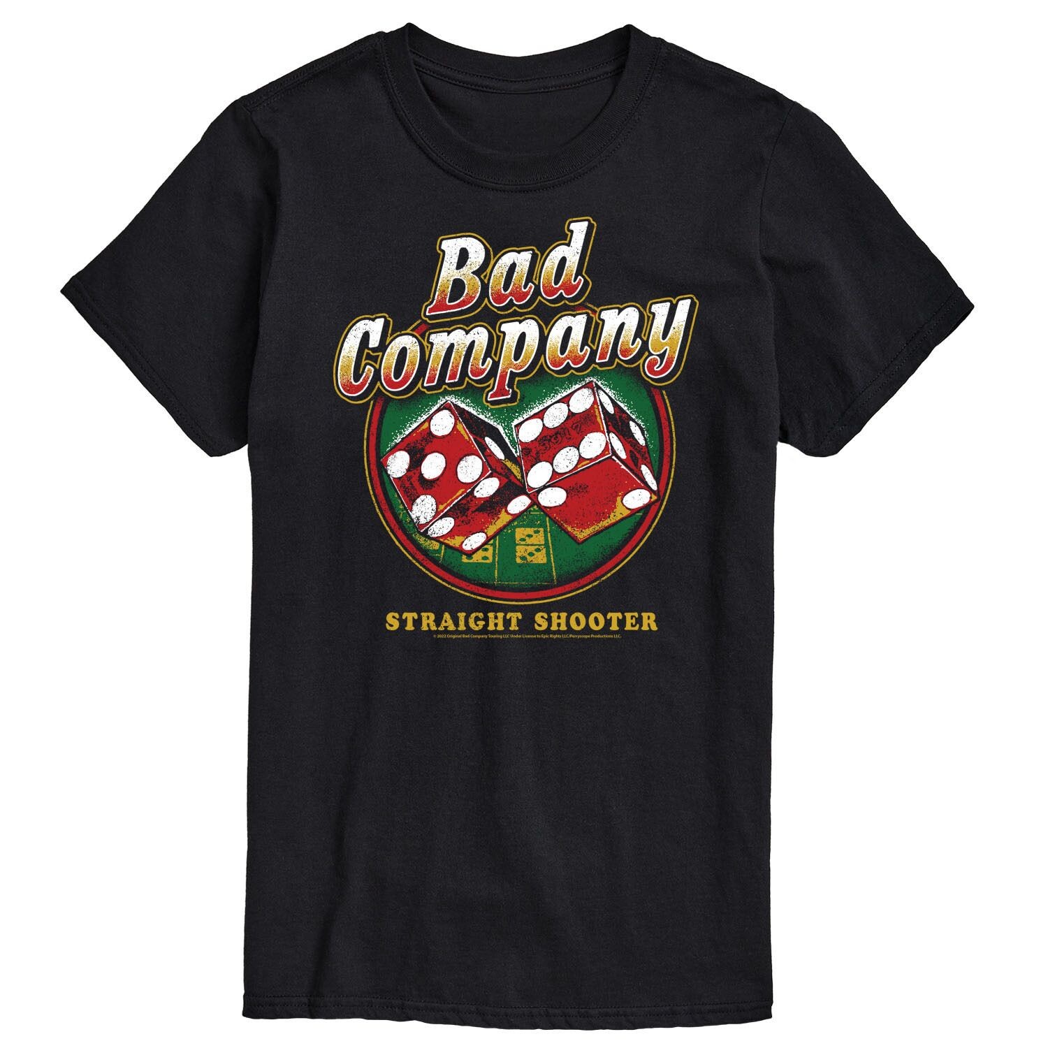 

Мужская прямая футболка Shooter Bad Company Licensed Character