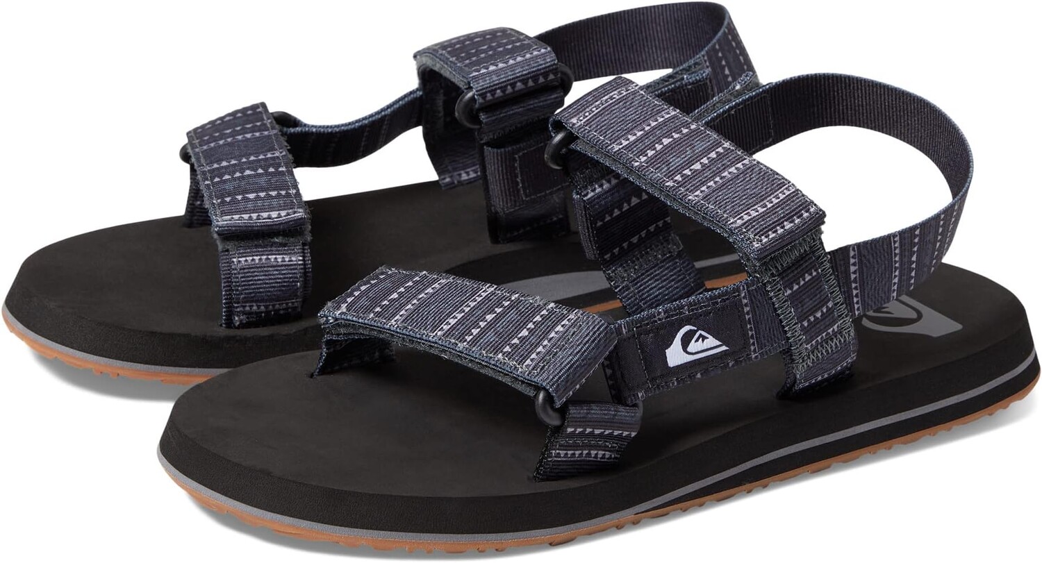 

Сандалии на плоской подошве Monkey Caged II Quiksilver, цвет Grey/Grey/Black
