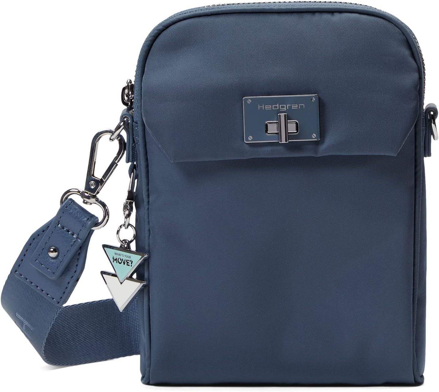 

Сумка Free - Flat Vertical Crossover RFID Hedgren, цвет Baltic Blue